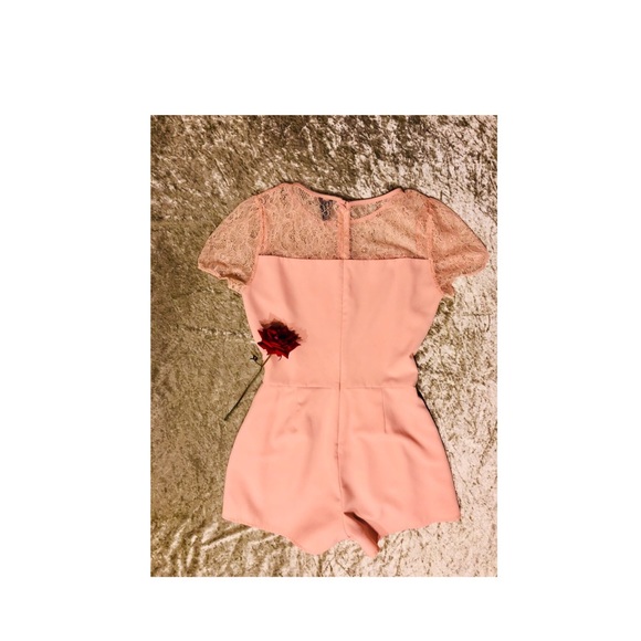 ⚜️5/$30⚜️ 🍑Peachy-Pink Shorts Romper! - Picture 2 of 4